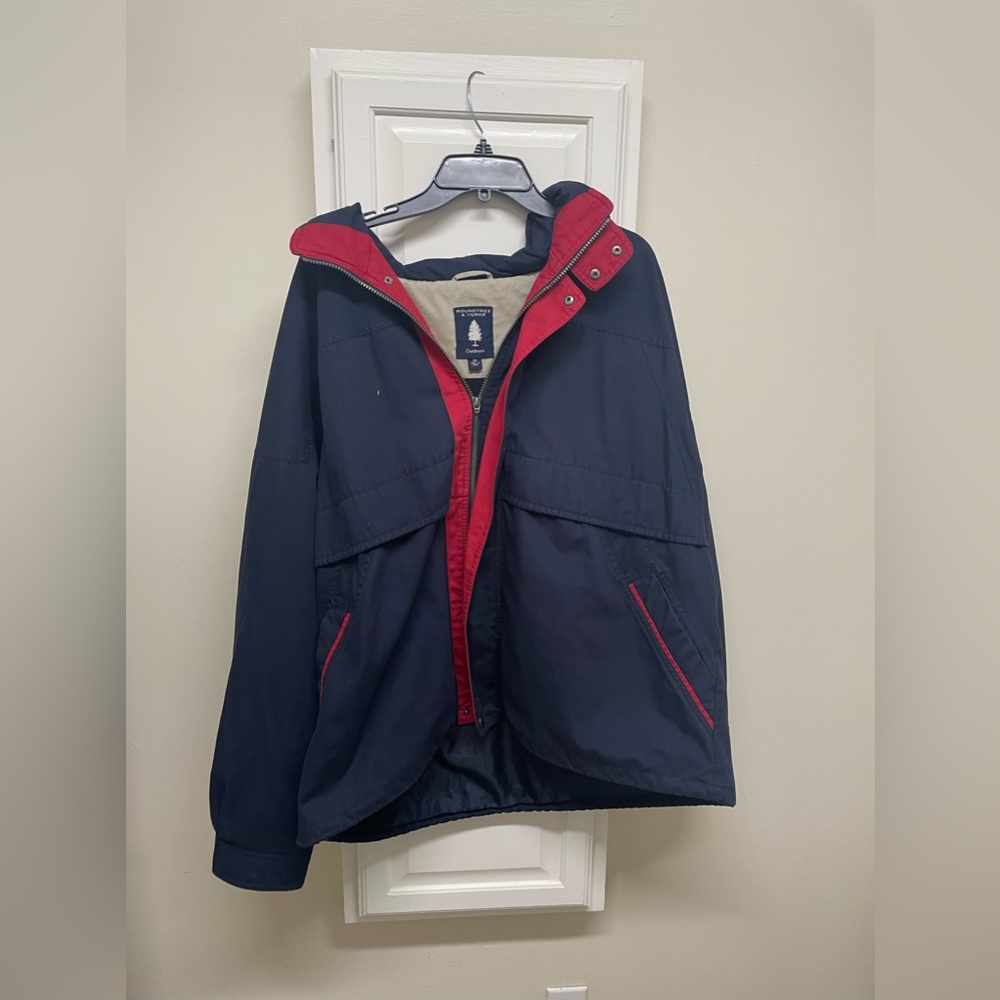 Roundtree & York Fleece Windbreaker - Men's 2XL